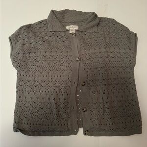 Jessica Simpson Gray Knit Cardigan